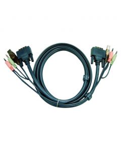 ATEN 2L-7D03UI 3M USB DVI-I Enkelvoudige Link KVM Kabel