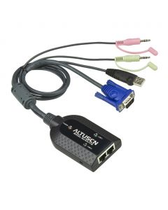 ATEN KA7178 USB VGA/Audio Virtual Media KVM-adapter met dubbele uitgang