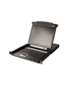 ATEN CL5716MW 16-Poorts PS/2-USB VGA LCD KVM Schakelaar met Ketenverbinding Poort en USB Randapparatuur Ondersteuning