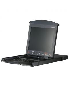 Aten KL1508AN 8-Port Cat 5 High-Density Dual Rail LCD KVM Switch