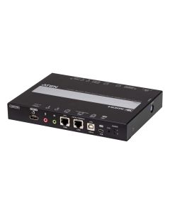ATEN CN9850 1-Port 4K HDMI KVM over IP Switch with Local or Remote Access, Virtual Media, Power/LAN Redundancy, Audio, Remote PC Reboot and RS-232 Control.