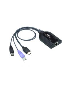 ATEN KA7188 USB HDMI Virtual Media KVM-adapter (ondersteuning Smartcardlezer en Audio de-embedder)