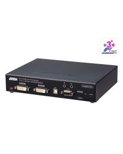 ATEN KE6940AIT DVI-I KVM met tweevoudige weergave via IP-zender met internettoegang