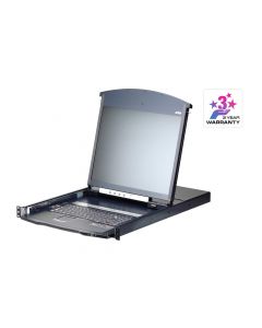 ATEN KL1108V 8-poorts Cat 5 Dual Rail LCD KVM over IP-switch1 lokale/1 externe gebruikerstoegang