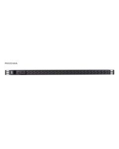 ATEN PE0224SG 24-Outlet 0U Basic PDU with Surge Protection (16A) (22x C13, 2x C19)