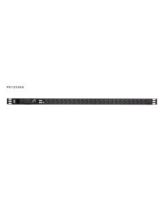 ATEN PE1224SG 24-Outlet 0U PDU with Current & Voltage LCD display, Overcurrent and Surge protection (16A) (22x C13, 2x C19)