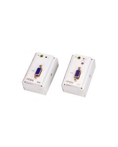 ATEN VE157 VGA/Audio Cat 5-extender met MK-muurplaat (1280 x 1024 bij 150 m)