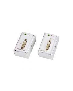 ATEN VE607 DVI/Audio Cat 5-extender met MK-muurplaat (1920 x 1200 bij 40 m)