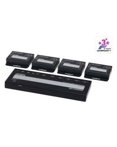 ATEN VS1824KIT 4-poorts 4K HDMI Cat 6 Splitter met Ontvangers